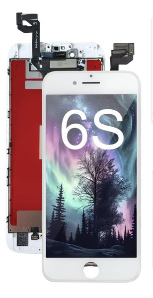 Replacement LCD And Touch Digitizer For IPhone 6s With Tempered Glass