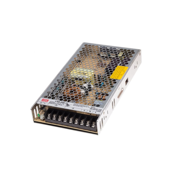Meanwell LRS-200-12 Enclosed Power Supply, 12V 17A 204W, 30mm Profile