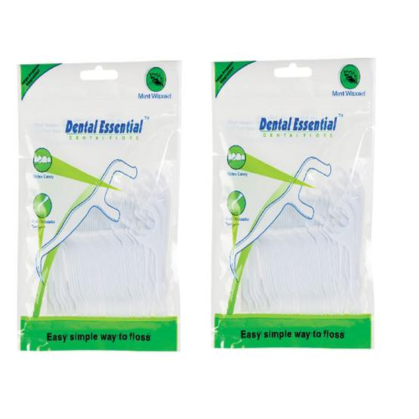 Tooth Dental Floss Picks 100 Piece - 2 Pack