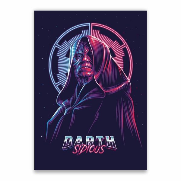 Darth Sidious Villain Poster - A1