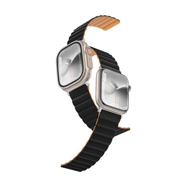 AMAZINGTHING Mag Silicone Strap Compatible with Apple Watch 49/45/41mm Band