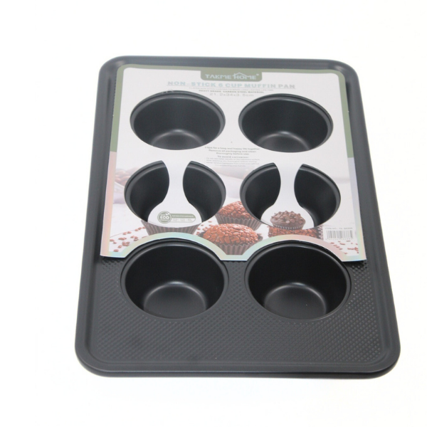 Easy Bake Non-Stick 6-Cup Muffin Pan