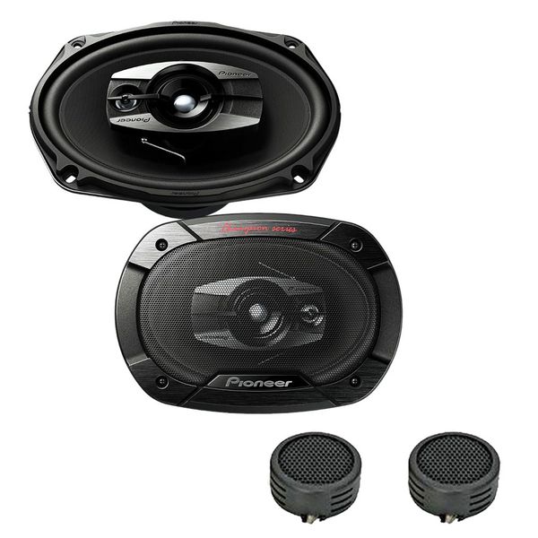 Pioneer TS-6965V3 Champion Series 6×9" 450w 3-Way Speakers &amp; Evo Tweeters