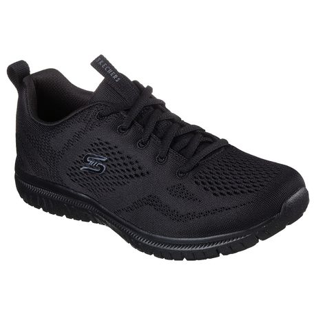 Skechers burst black on sale