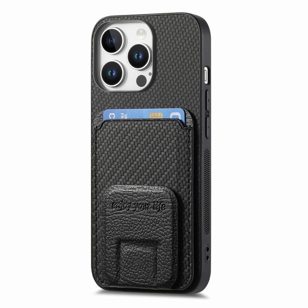 Card Holder Stand Case Compatible With iPhone 16 Pro Max Cover