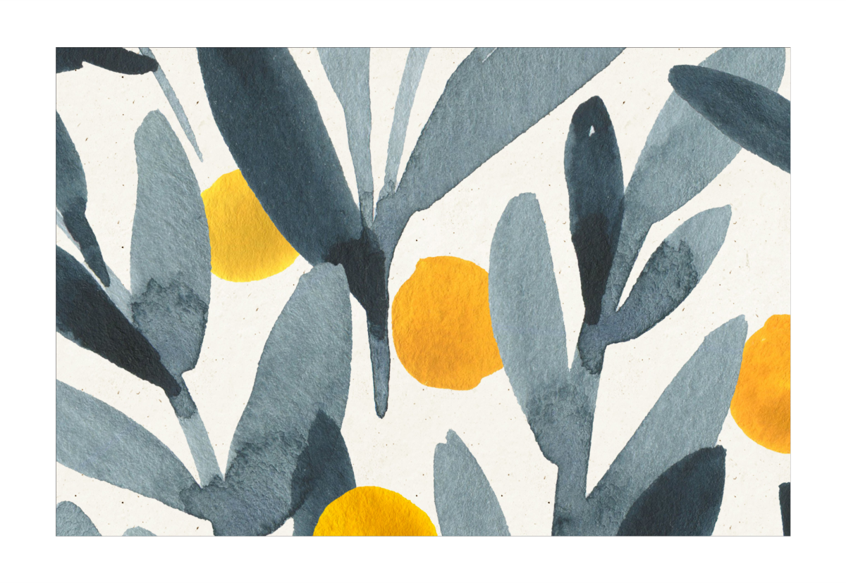 Grey and Yellow Leaves PVC Placemats Set of 6 Shop Today. Get it