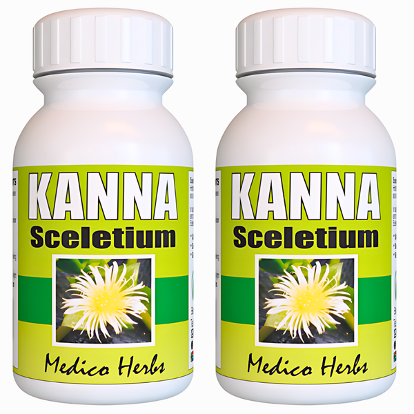 Kanna Sceletium Tortuosum Capsules 60 x 100mg (2 Pack)
