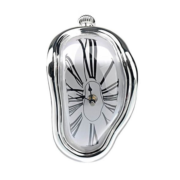 Retro Creative Twisted Electronic Clock Living Room Decoration Clock