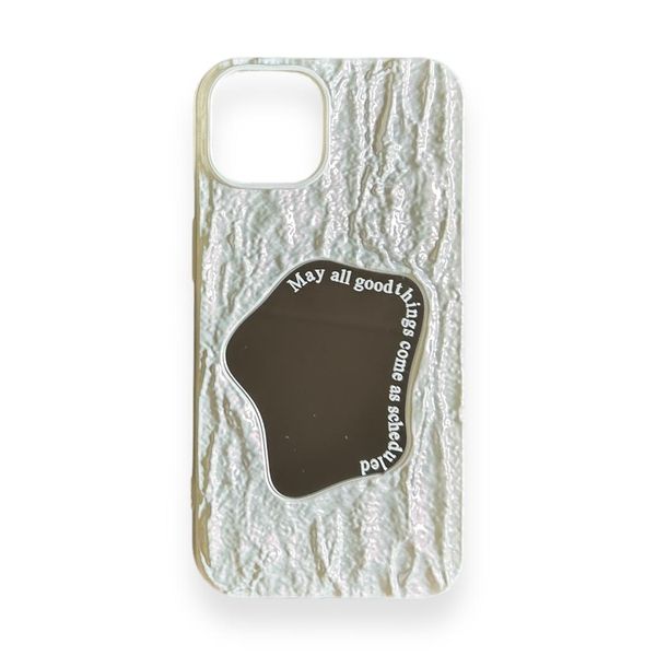 JAY - Textured Phone Case With Mirror For iPhone 12 Pro max