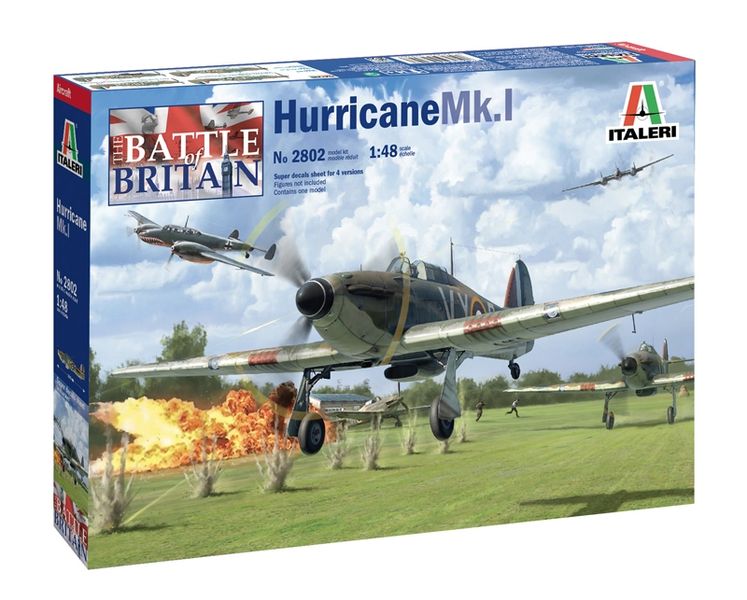 Italeri 1/48 Hurricane Mk.I BoB 80th Anniversary Plane Plastic Model Kit