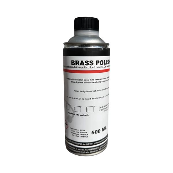 Brass Polish 500ml - Restores Shine &amp; Removes Tarnish