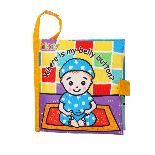 Jollybaby Soft Educational Cloth Book - Where is my belly button?