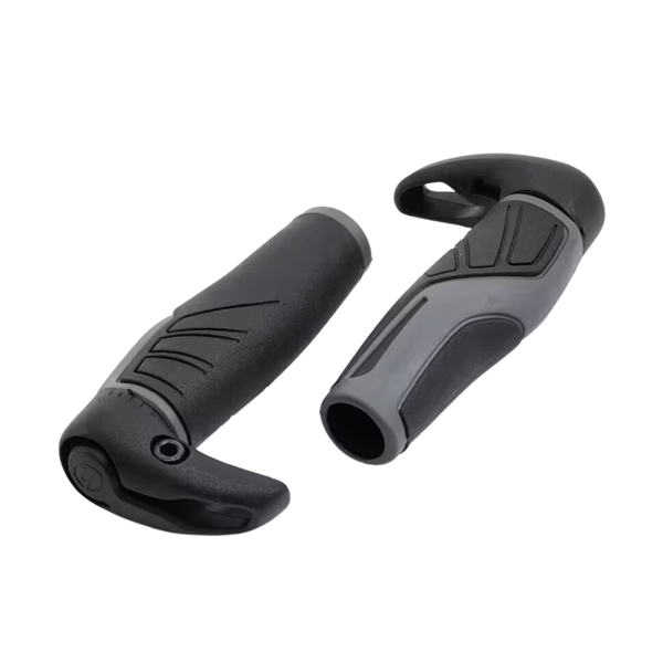 Decathlon Ergonomic Bike Grips with Bar Ends