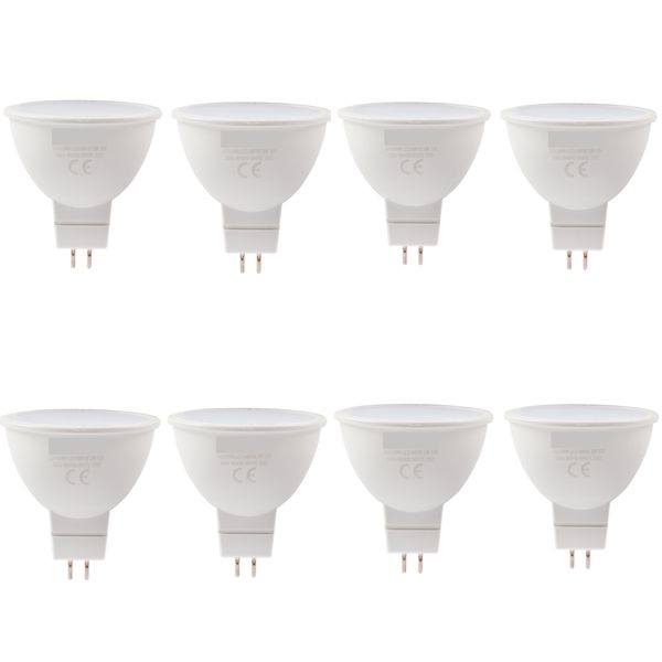 8 Pack - 12 Volt 3w Warm White GU5.3 - MR16 LED Downlight