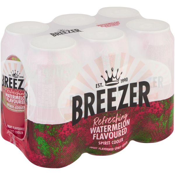 Breezer Watermelon 6 x 440ml Cans