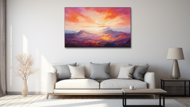Canvas Wall Art - Luminous Landscape Abstract - HD0480