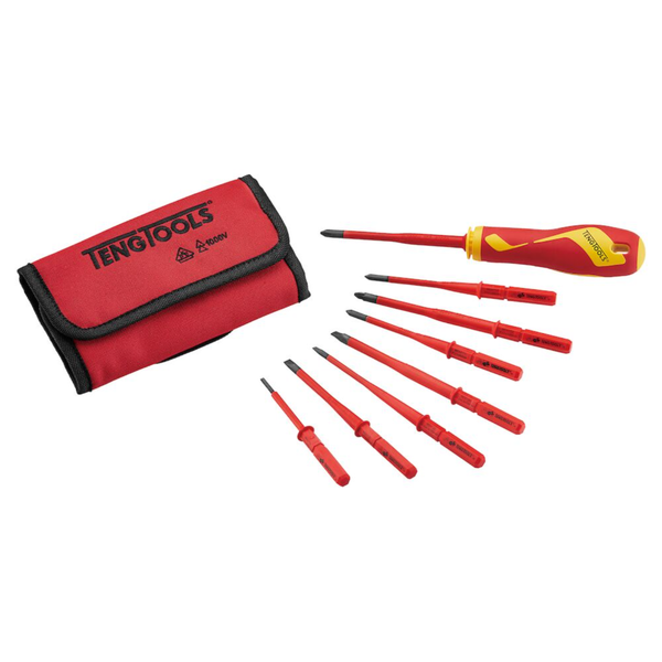 TengTools - Insulated Interchangeable Blade Set Wallet 9 Pieces - MDV909N