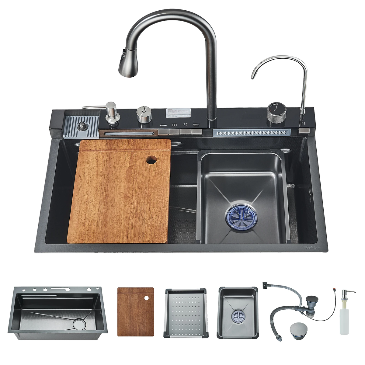 Nano Black Kitchen Sink 7546J-B