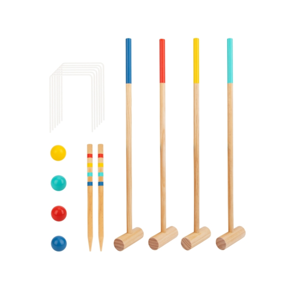 Quest 4-Player Croquet Game Set - Complete Outdoor Fun for Family &amp; Friends