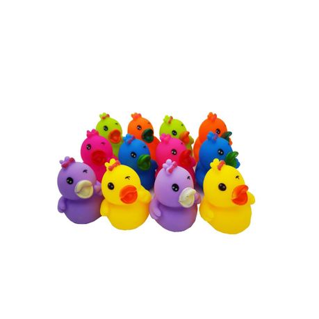 Floating Bath Rubber Ducks - Set of 12 Image
