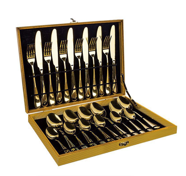 24 Piece High-Quality Stainless Steel Cutlery Set - Boo