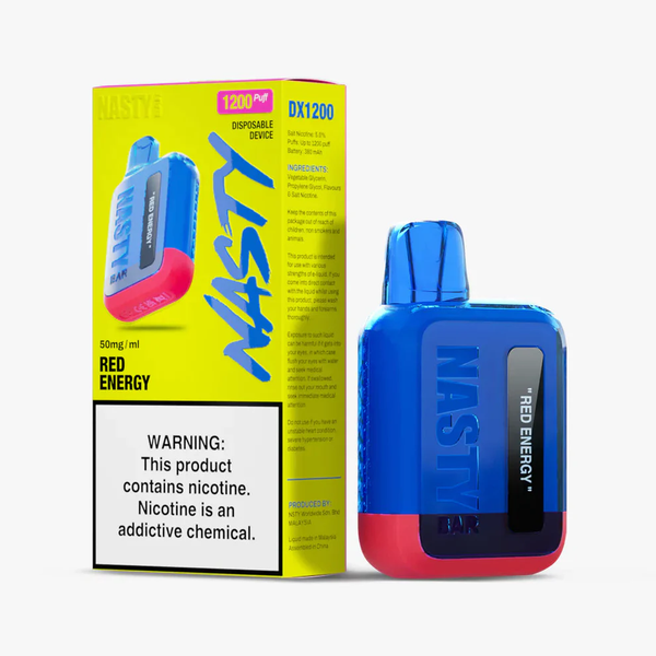 Nasty 1200 Puffs Red Energy 50 mg