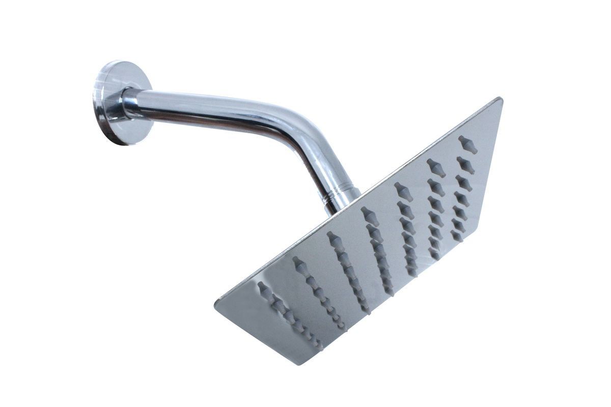 6inch Square Shower Head With 30cm Arm Stainless Steel