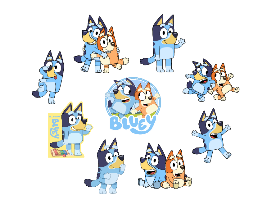 Bluey Sticker Pack - Pack of 45 Stickers | Shop Today. Get it Tomorrow ...