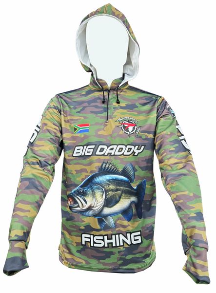 Big Daddy Bass Camo Hoody Green