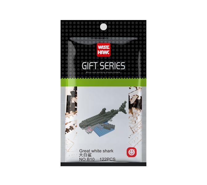 Wisehawk Shark - 122 Pieces 5.1cm Long