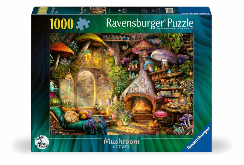 Ravensburger 1000 Piece Puzzle Mushroom Cottage