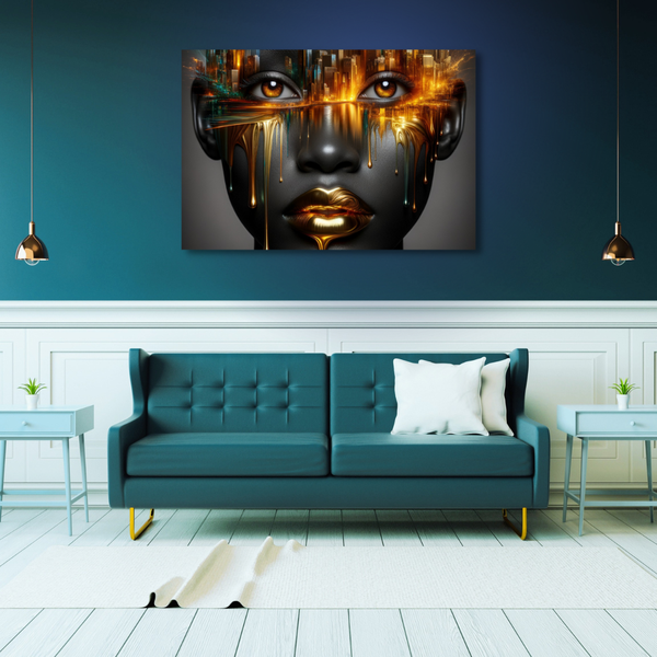 Canvas Wall Art Decor - Fantasy Urban Girl 01 Artwork