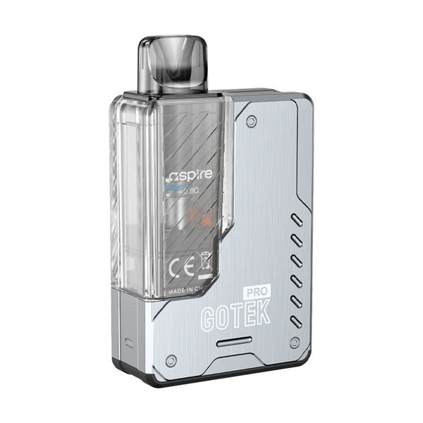 Aspire Gotek Pro Pod System Kit 1500mAh - Stainless Steel