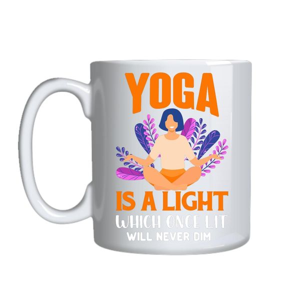 Yoga Is A Light 2 Mug Gift Idea 152