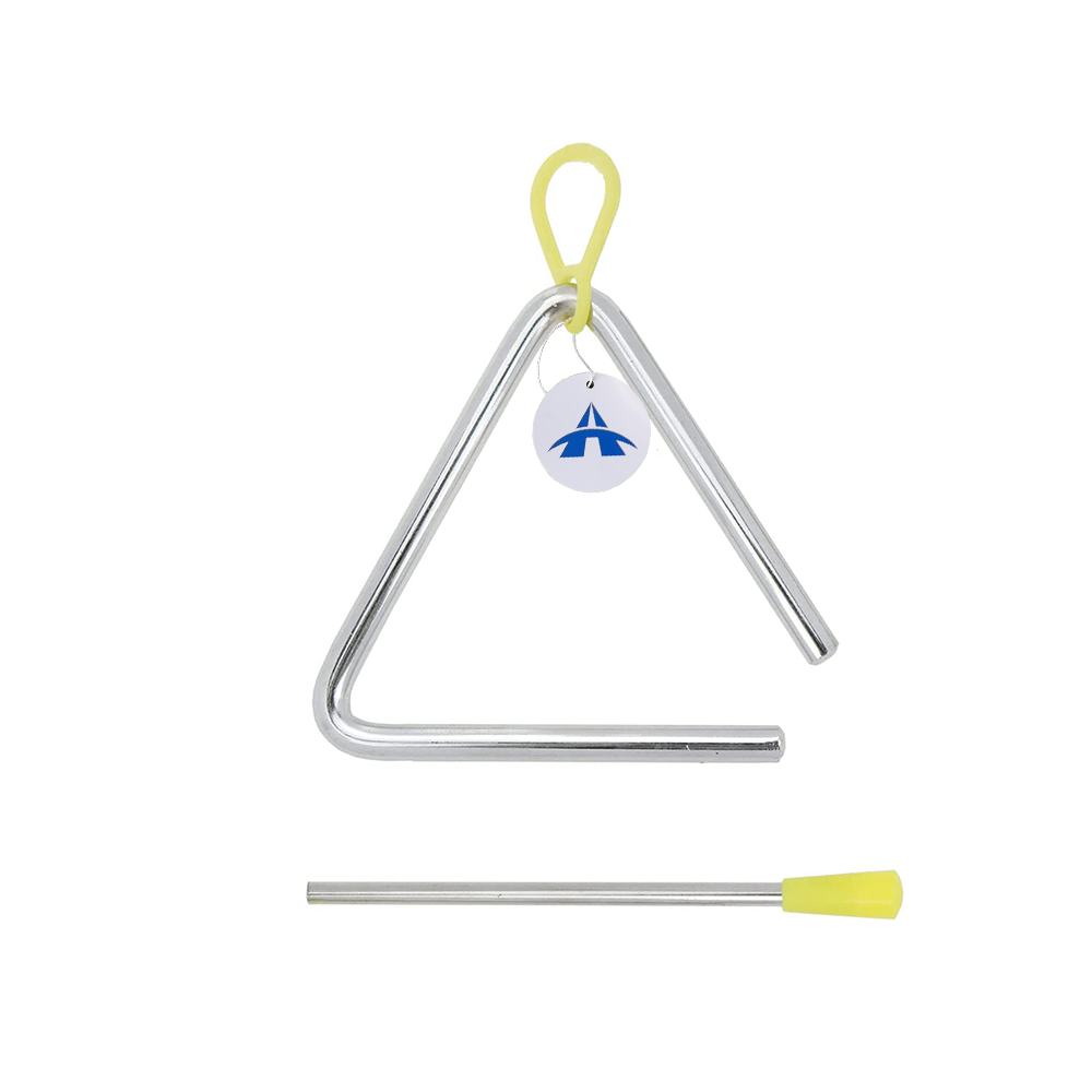 6 Inch Musical Triangle Instruments Holder Hand Percussion Instrument