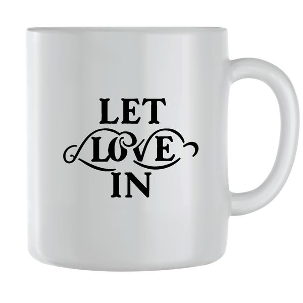 Let Love Coffee Mugs for Men Women Motivational Sayings Graphic Present 115