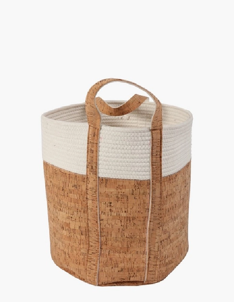 Cork Laundry Rustic Laundry Basket