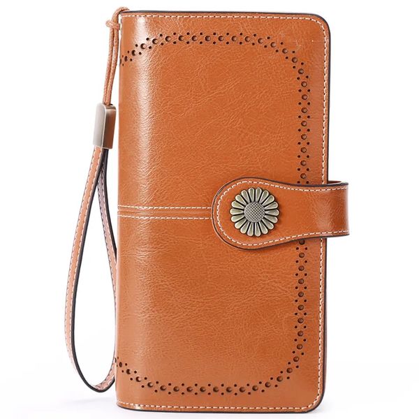 Women's Long Leather Wallet