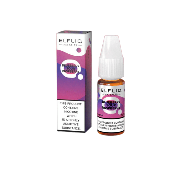 ELFLIQ Elf Bar (5%/50mg/30ml) nic salt e-liquid - Blueberry Sour Raspberry