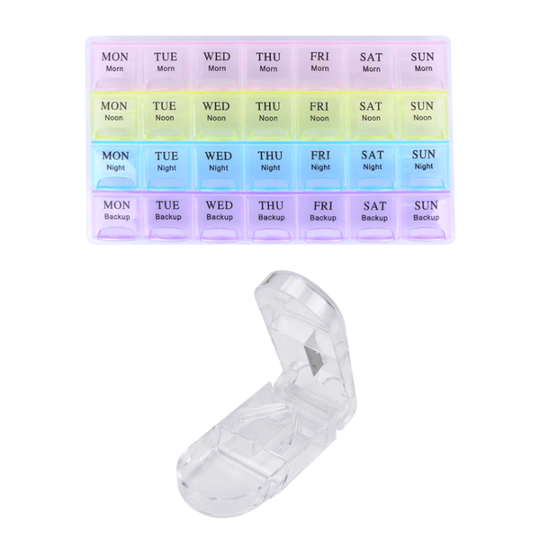 3-Times-A-Day &amp; Backup + Pill Cutter image