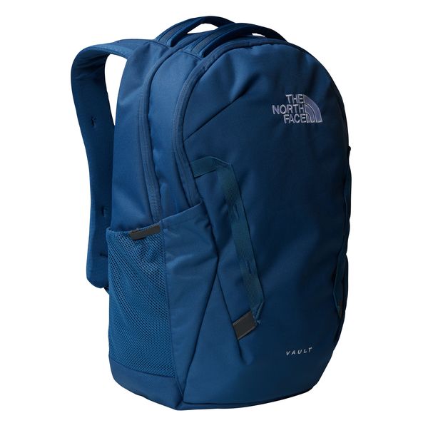 The North Face Vault Backpack in Shady Blue - White