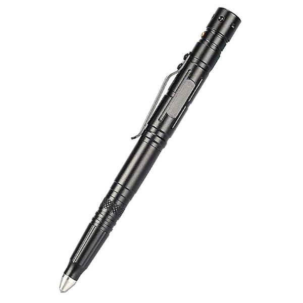 Multifunction Tactical Pen Self Defense Tool and Torch With Spare Battery