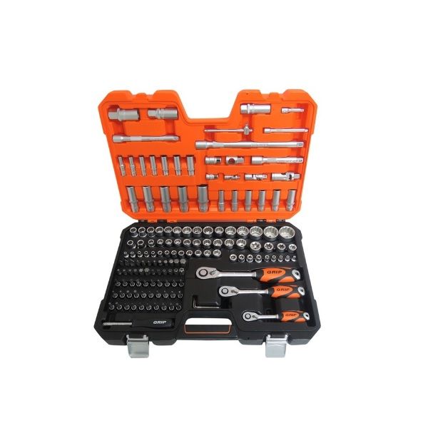 149 Piece 6.35mm (1/4'), 9.53mm(3/8') &amp; 12.7mm(1/2') Drive Sockets &amp; Accessories