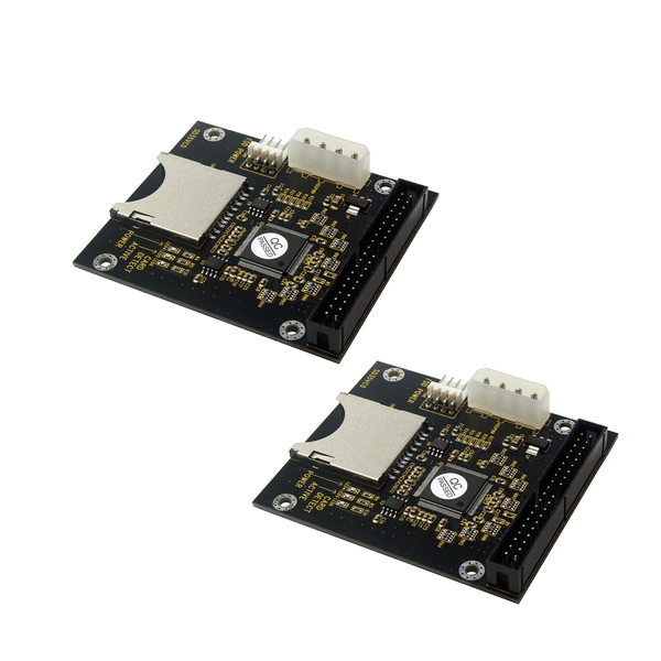 2PCS IDE Adapter Card for SD Cards to 3.5Inch 40-Pin IDE HDD