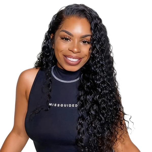 Brseilienne Brazilian Wig 22"Bouncy Water Wave Wig With 13x4 Closure