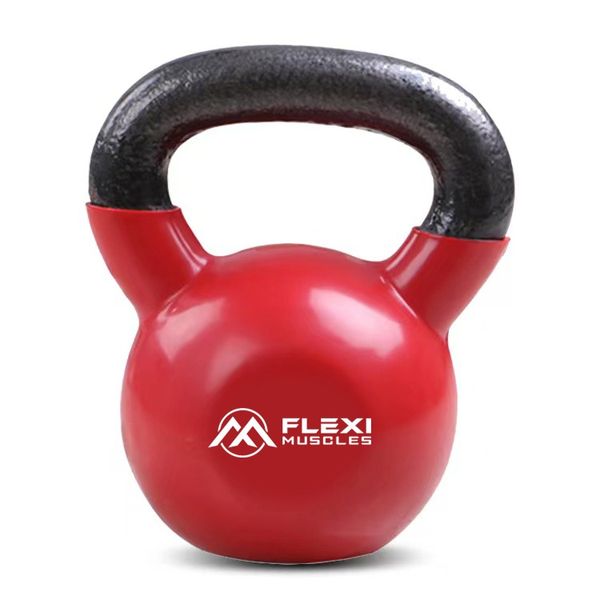Flexi Muscles - Vinyl Coated Kettlebell for Strength Training