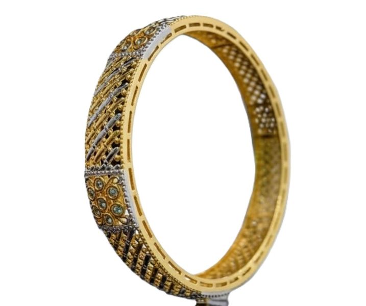 Indian Bangle Gold Designer Indian Bracelets Kada Ethnic All Occasion Wear