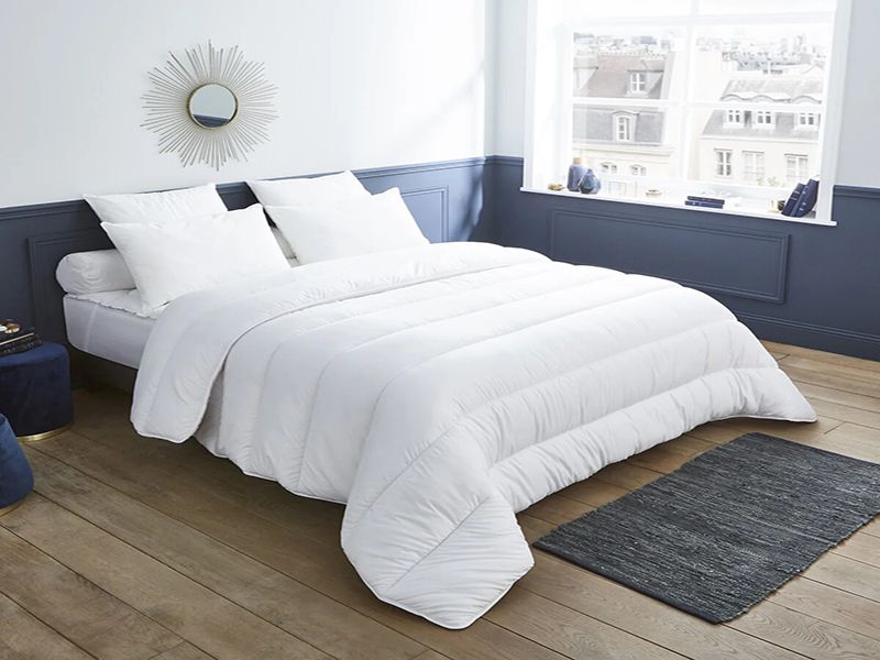 Duvet Inner-Polyester Quilted Ball Fibre-Optical White-Heavy-Hypoallergenic