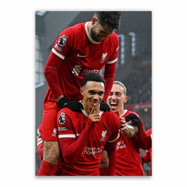 Szoboszlai And Trent Celebration Poster - A1