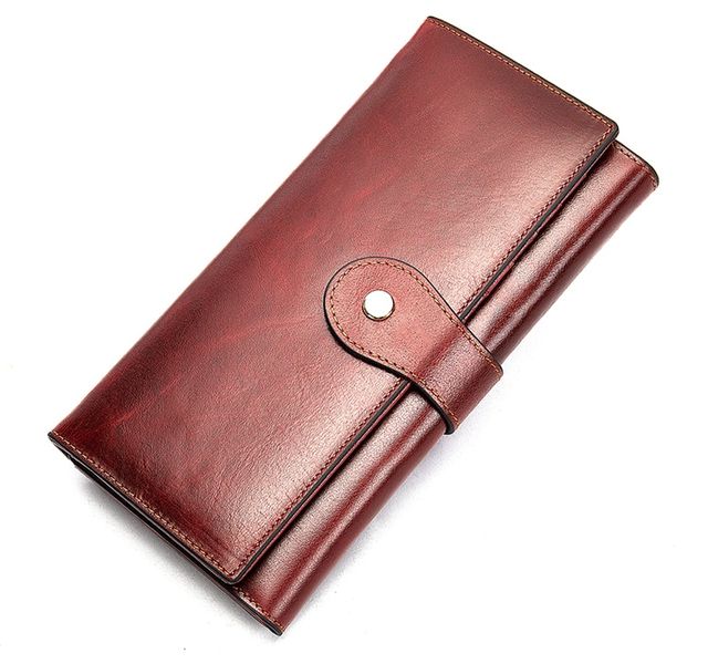 Genuine Leather Trifold Spacious Purse